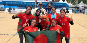 Comilla Crime News - State Minister for Sports congratulates Bangladesh women's team for their great victory over Thailand in Asian Beach Kabaddi