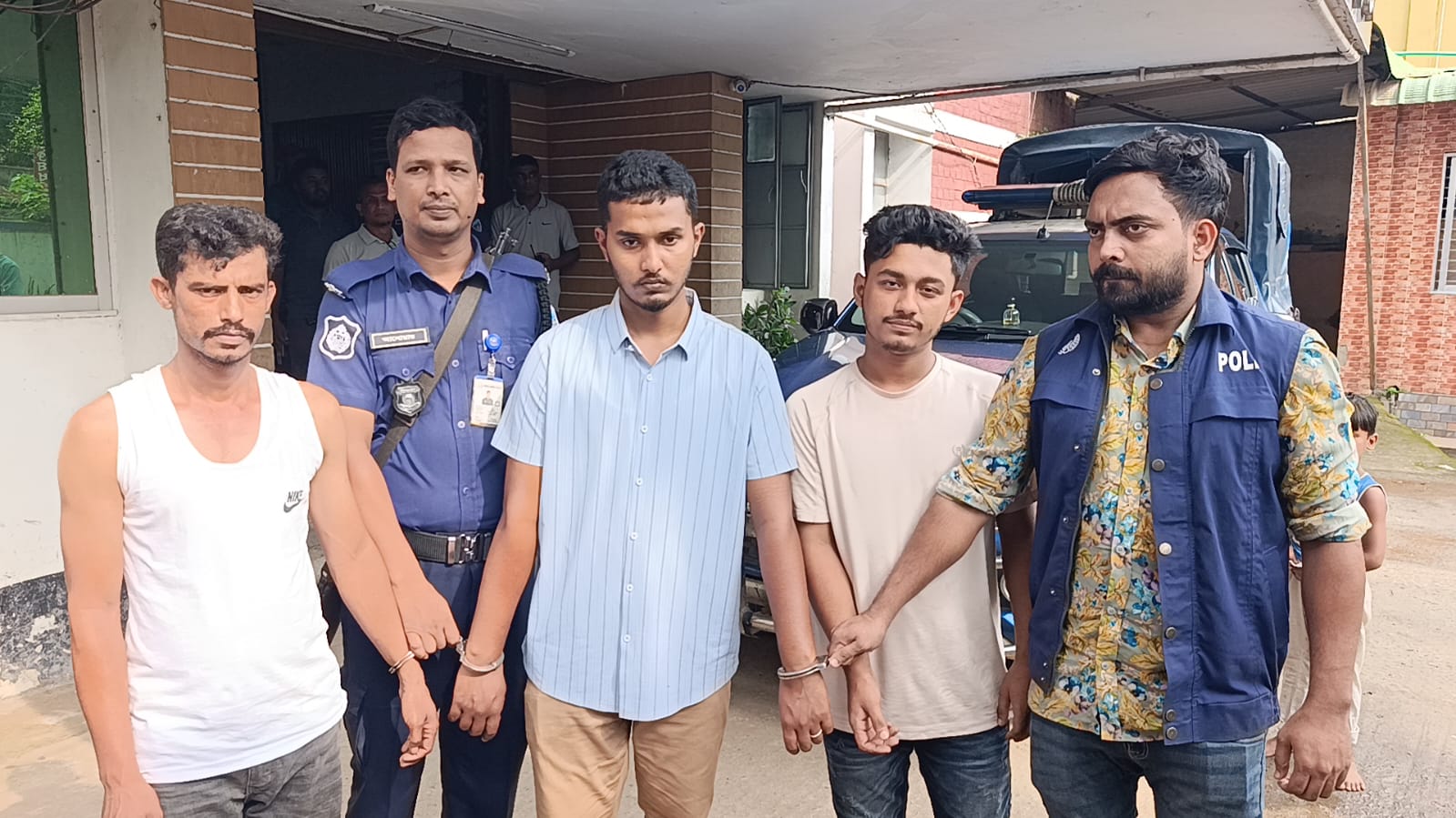 4 arrested with foreign pistols and bullets in Comilla Ethan shooting incident