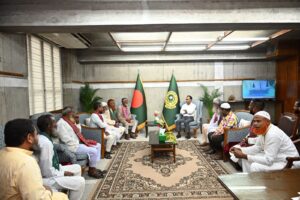 ডেপুটি স্পীকারের সঙ্গে প্রান্তিক কৃষক প্রতিনিধিদলের সৌজন্য সাক্ষাৎ