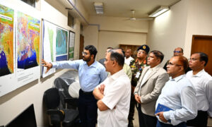 Prime Minister Tarique Rahman visited the Sparso office in Sher-e-Bangla Nagar, Agargaon, in the capital.