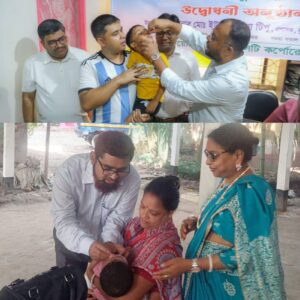 কুমিল্লা সিটি কর্পোরেশনের নগর ভবন প্রাঙ্গণে জাতীয় ভিটামিন ‘এ প্লাস ক্যাপসুল ক্যাম্পেইনে
