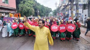 Comilla Crime News-Colorful celebratory rally led by Monirul Haque Sakku in Cumilla marking the 48th founding anniversary of the BNP